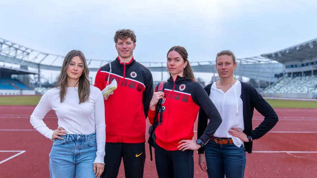 Das Bild zeigt Sportler des Dresdner Sportclubs.