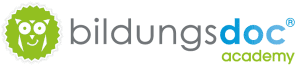 Die Grafik zeigt das Logo von der bildungsdoc® academy Dresden.