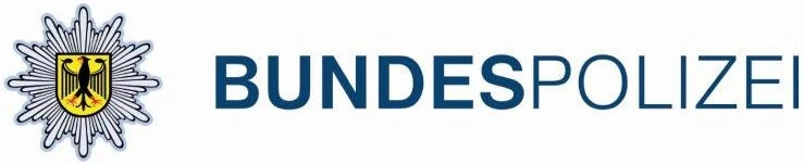 Die Grafik zeigt das Logo von der Bundespolizei.