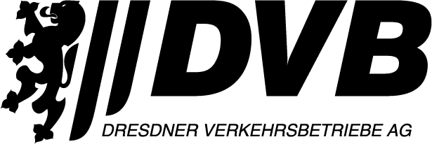 Die Grafik zeigt das Logo von der Dresdner Verkehrsbetriebe AG.