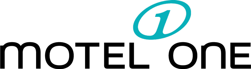 Die Grafik zeigt das Logo von Motel One GmbH.