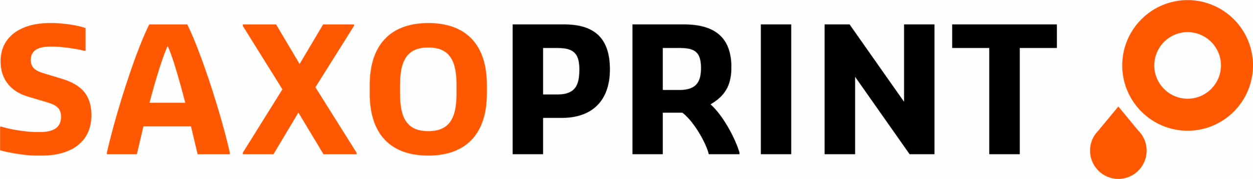 Die Grafik zeigt das Logo von SAXOPRINT.